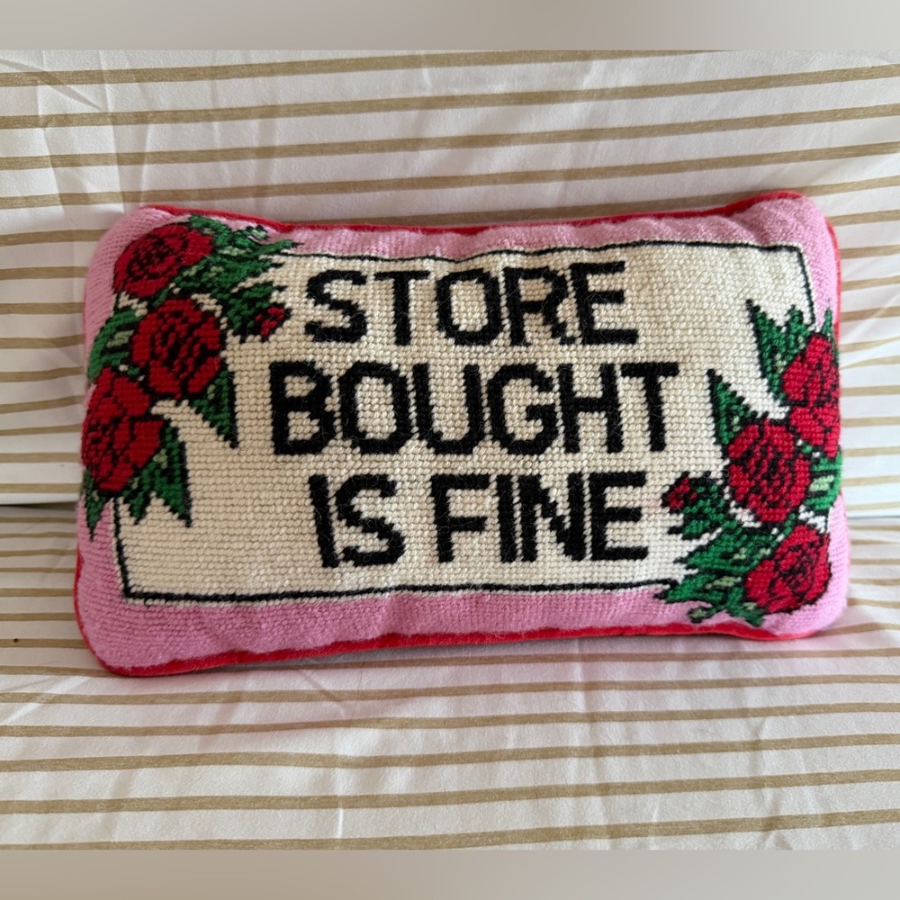 Furbish Needlepoint Pillow